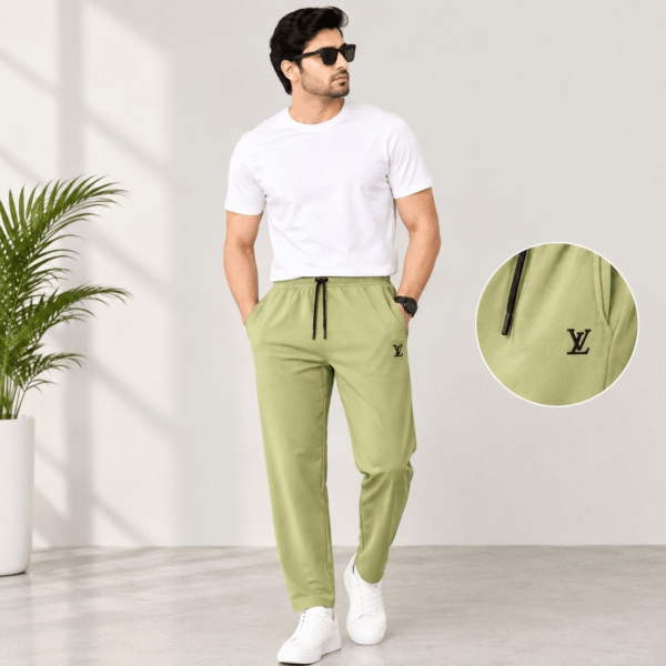 Premium Sage Green Men’s Jogger Trousers